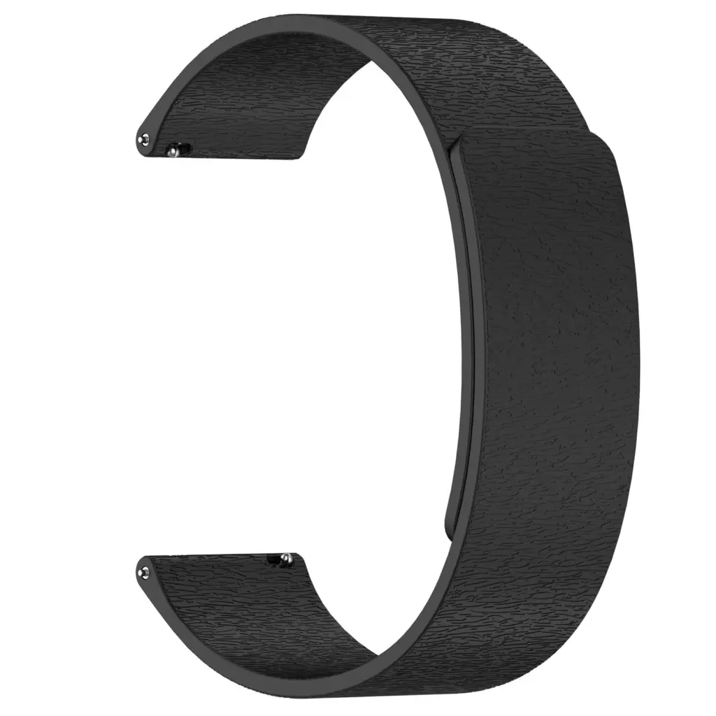 magnetisches minimalistisches Armband in schwarz 18 mm